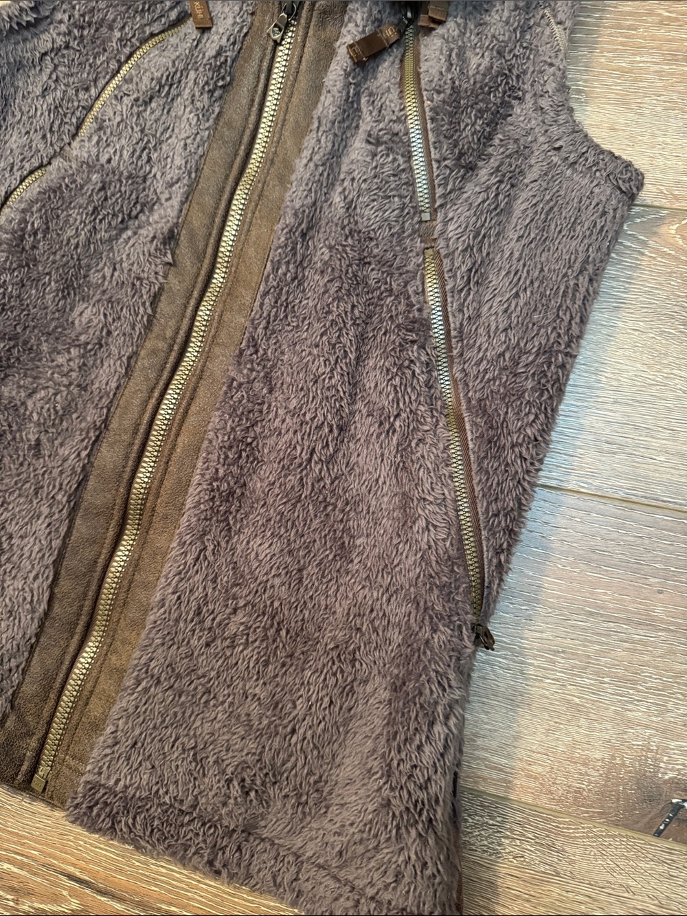 Kuhl Plush Fleece Vest — Brown Small - Picture 10 of 12